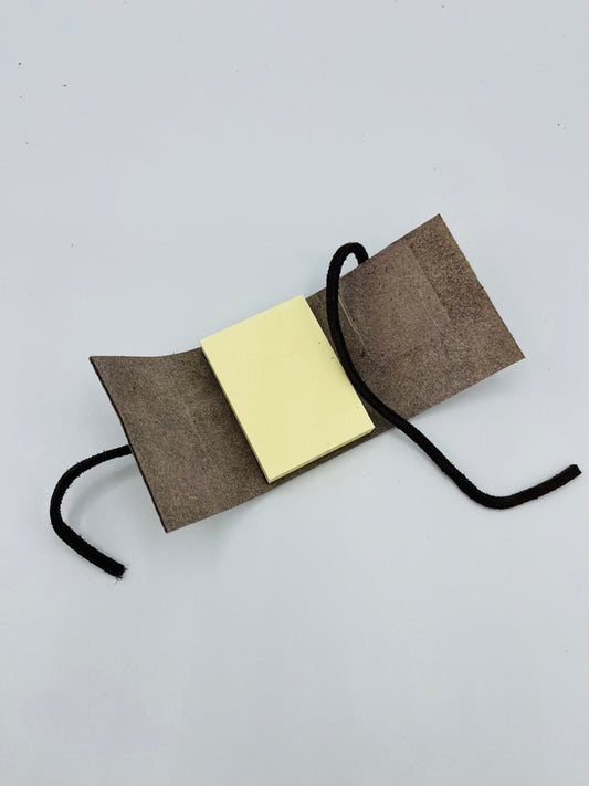 Mini-Haftnotizen in Leder