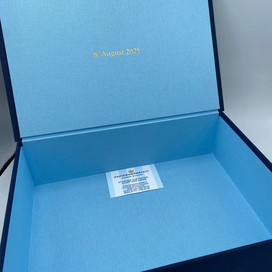 Schatzkiste aus Buchleinen