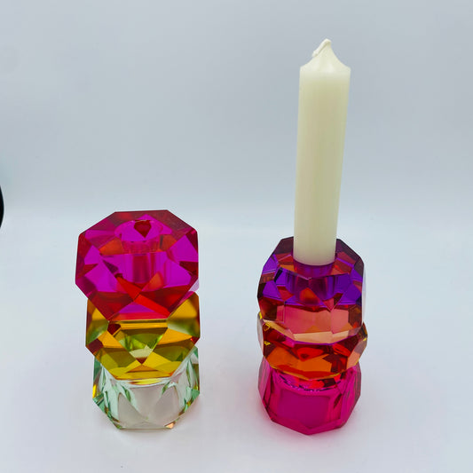 Kerzenhalter Glas-Zylinder