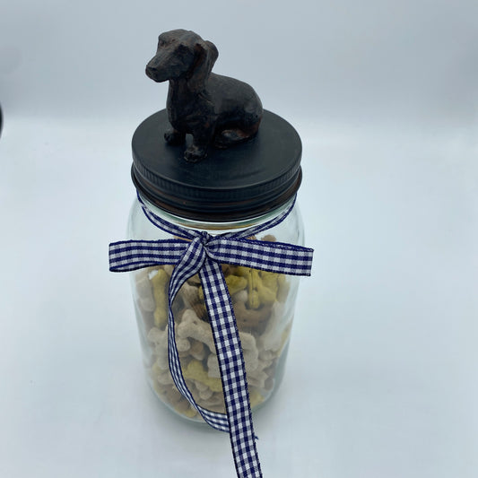 Vorratsglas mit Dackel