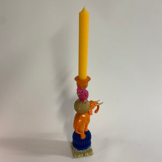 Kerzenständer Papagei und Elefant