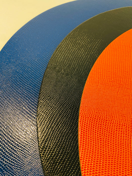 Tischsets aus Lederpapier