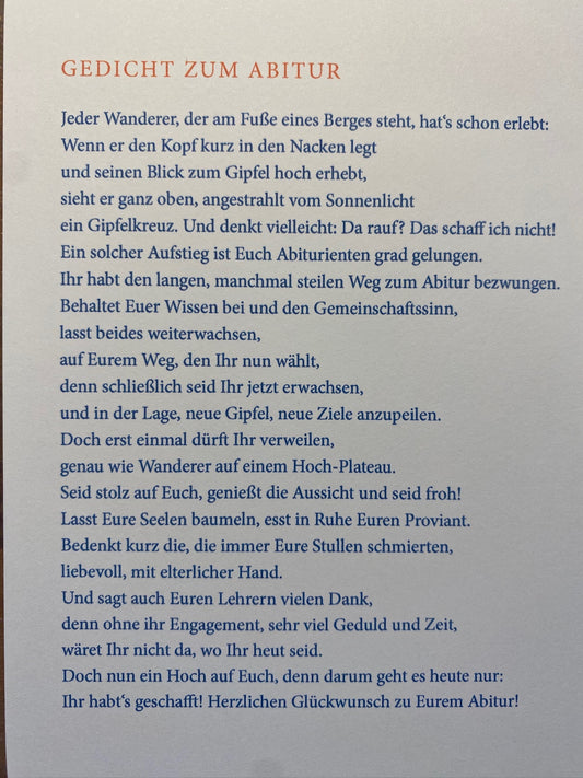 Karten zu bestandener Prüfung