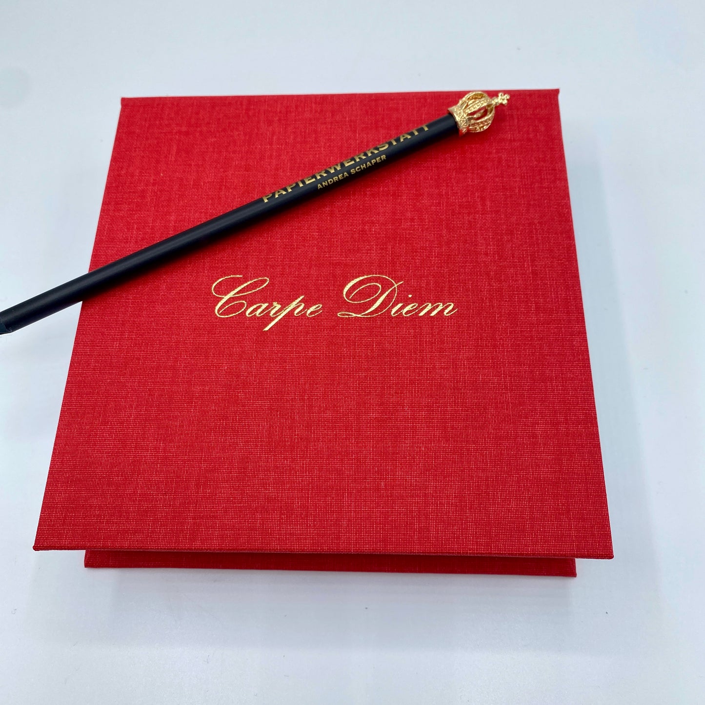 Jumboblock Carpe Diem rot