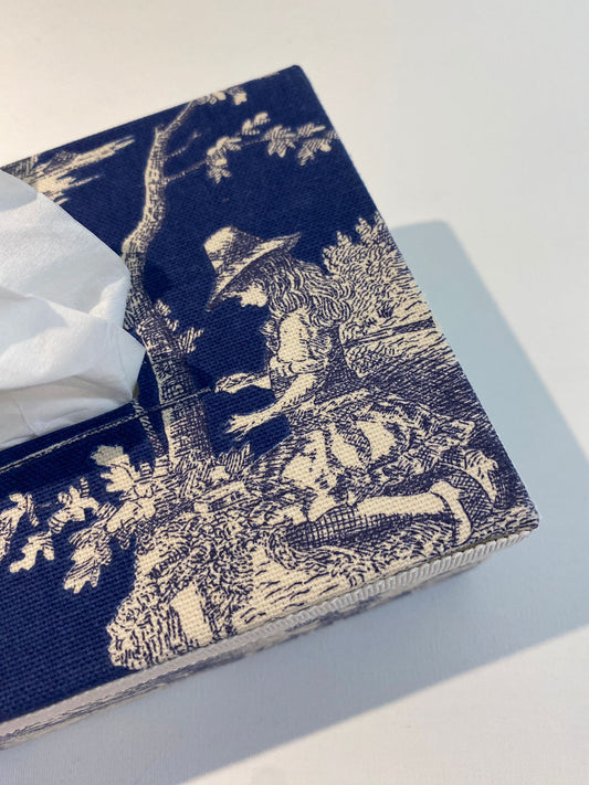 Kleenexbox - Strand dunkelblau