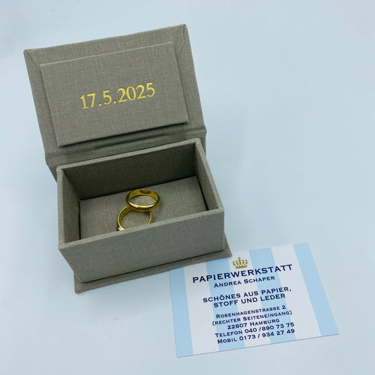 Ringschachtel für Hochzeiten