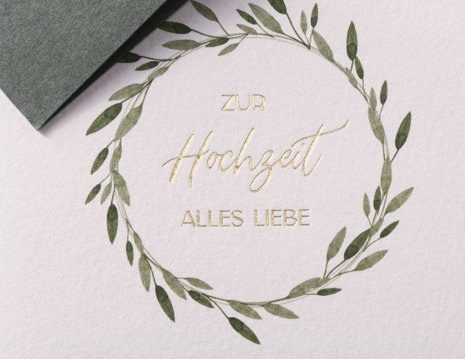 Karten zur Hochzeit