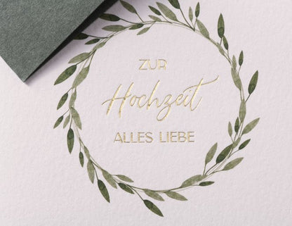 Karten zur Hochzeit