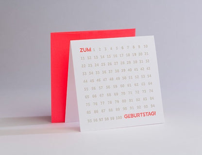 Karten zum Geburtstag