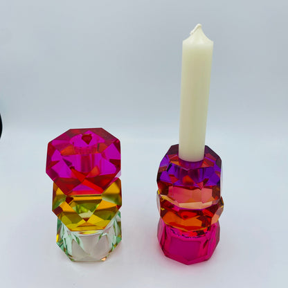 Kerzenhalter Glas-Zylinder