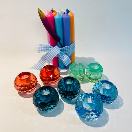 Kerzenhalter Glaskugel