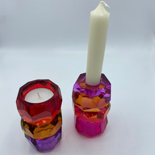 Kerzenhalter Glas-Zylinder