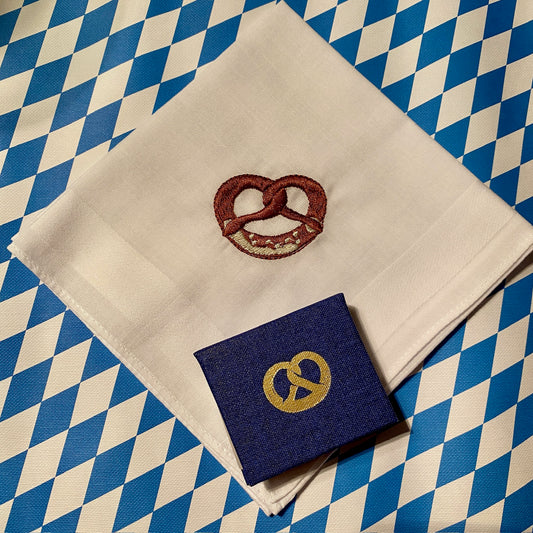 Mini-Haftblock mit Brezel