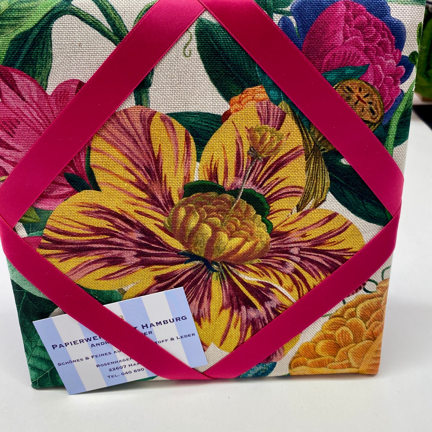 Steckrahmen (quadratisch) - Englische Blumen