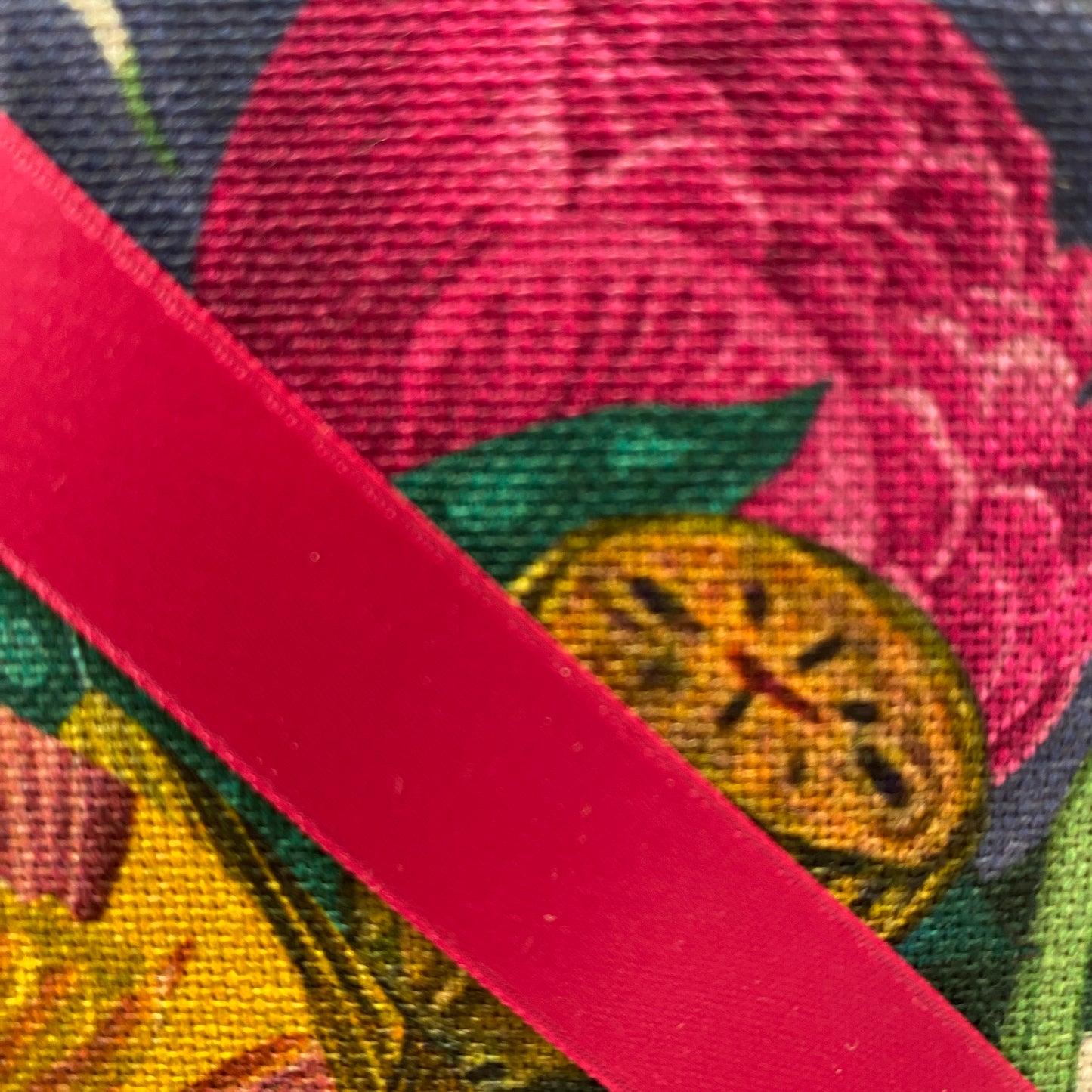 Steckrahmen (quadratisch) - Englische Blumen