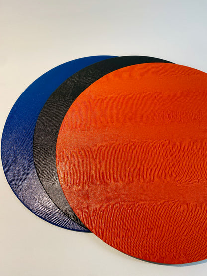 Tischsets aus Lederpapier