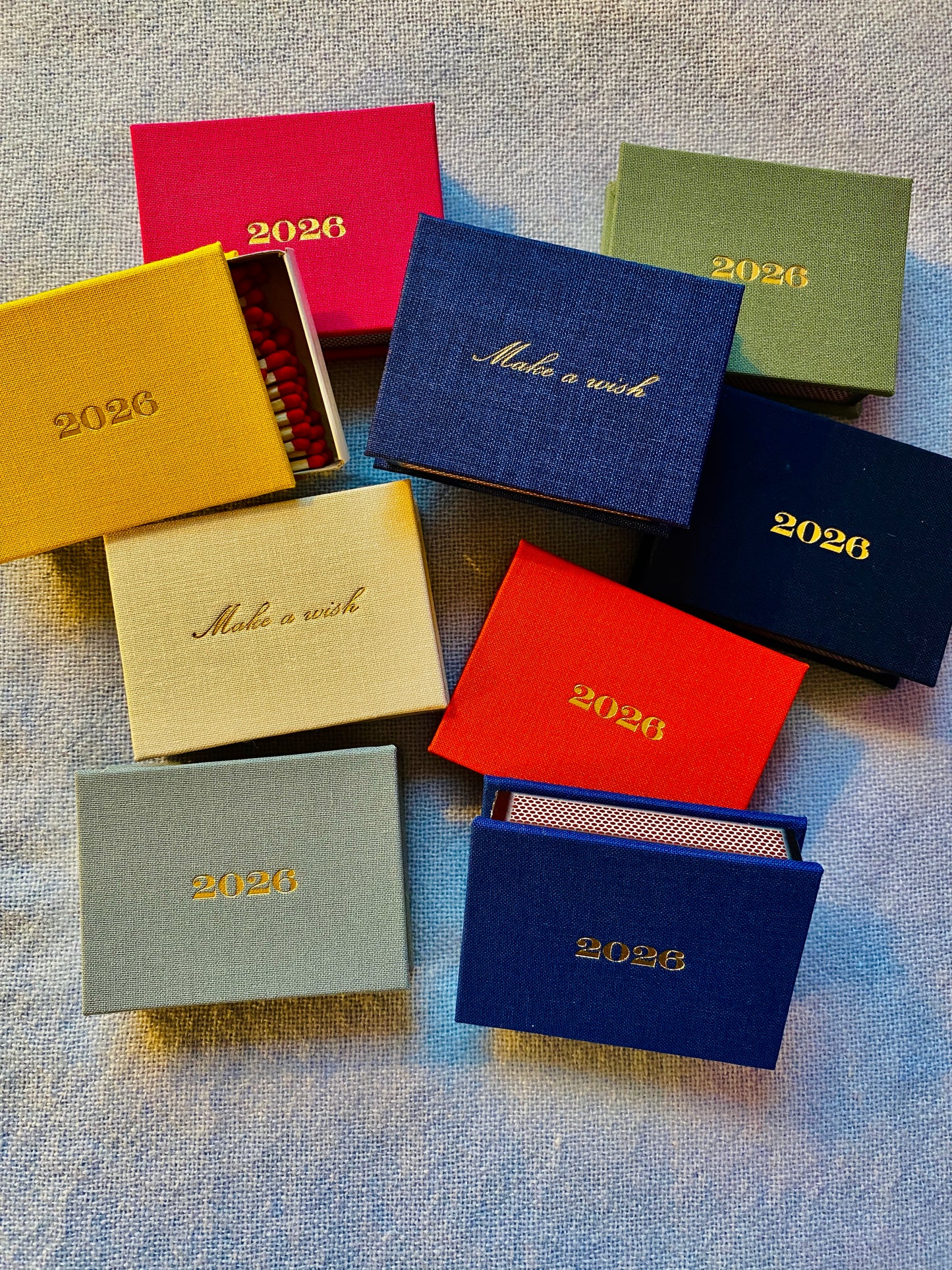 Streichholzschachtel geprägt