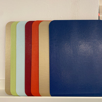 Tischsets aus Lederpapier