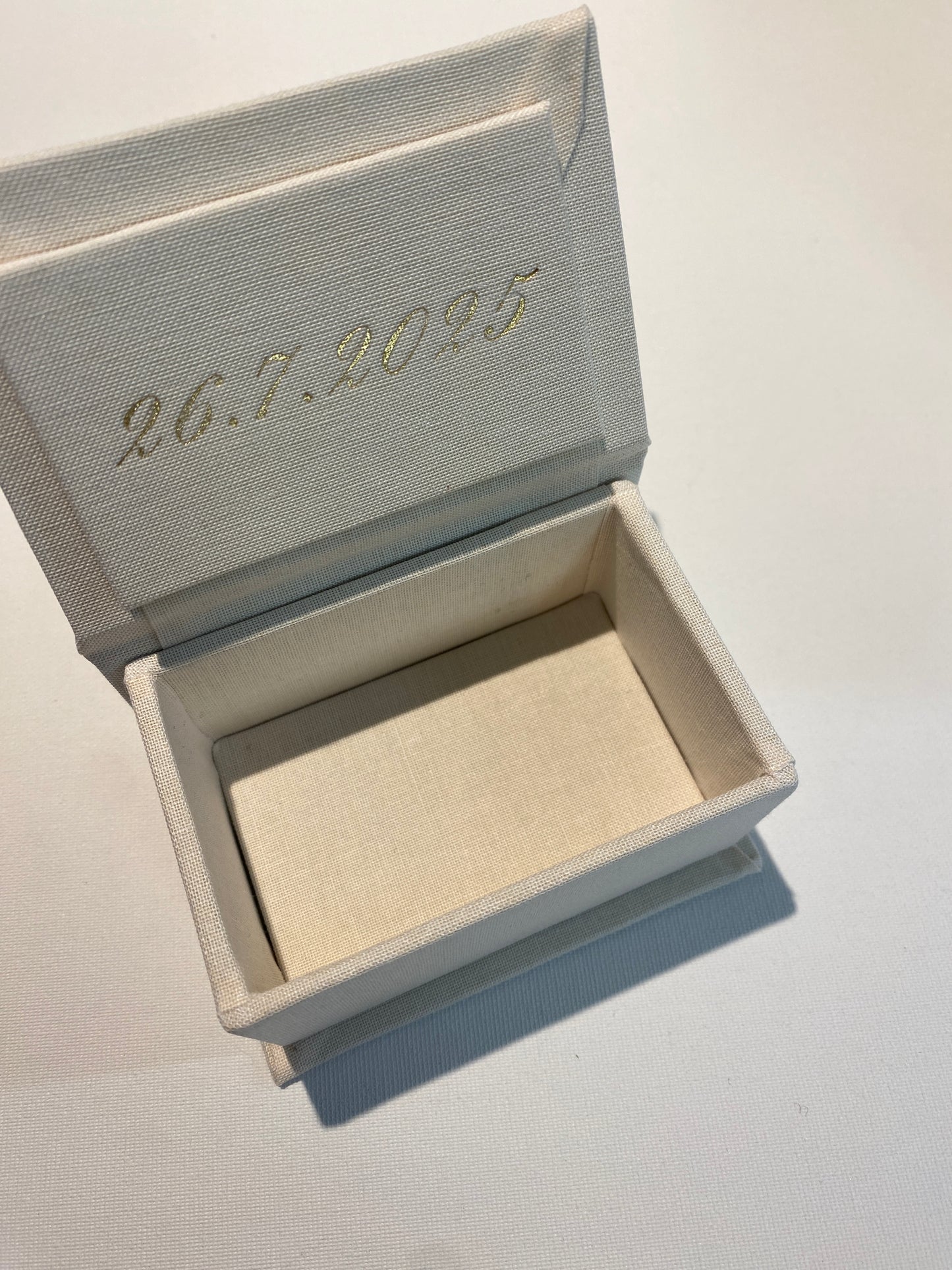 Ringschachtel für Hochzeiten
