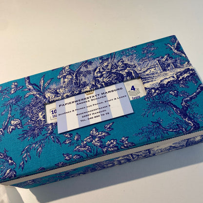 Kleenexbox - Asiatischer Markt türkisfarben