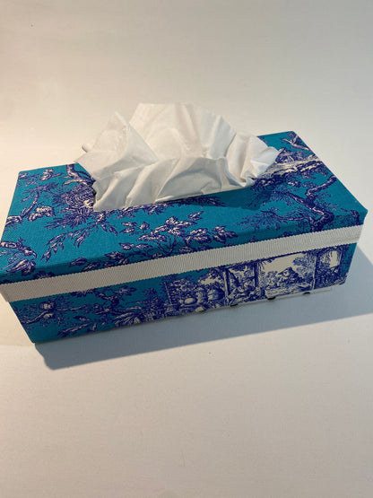 Kleenexbox - Asiatischer Markt türkisfarben