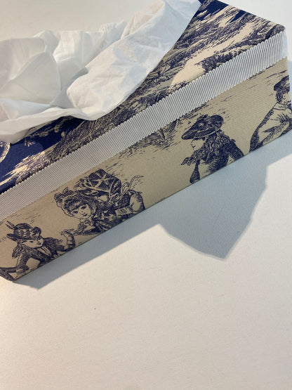 Kleenexbox - Strand dunkelblau