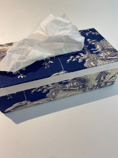 Kleenexbox - Strand dunkelblau