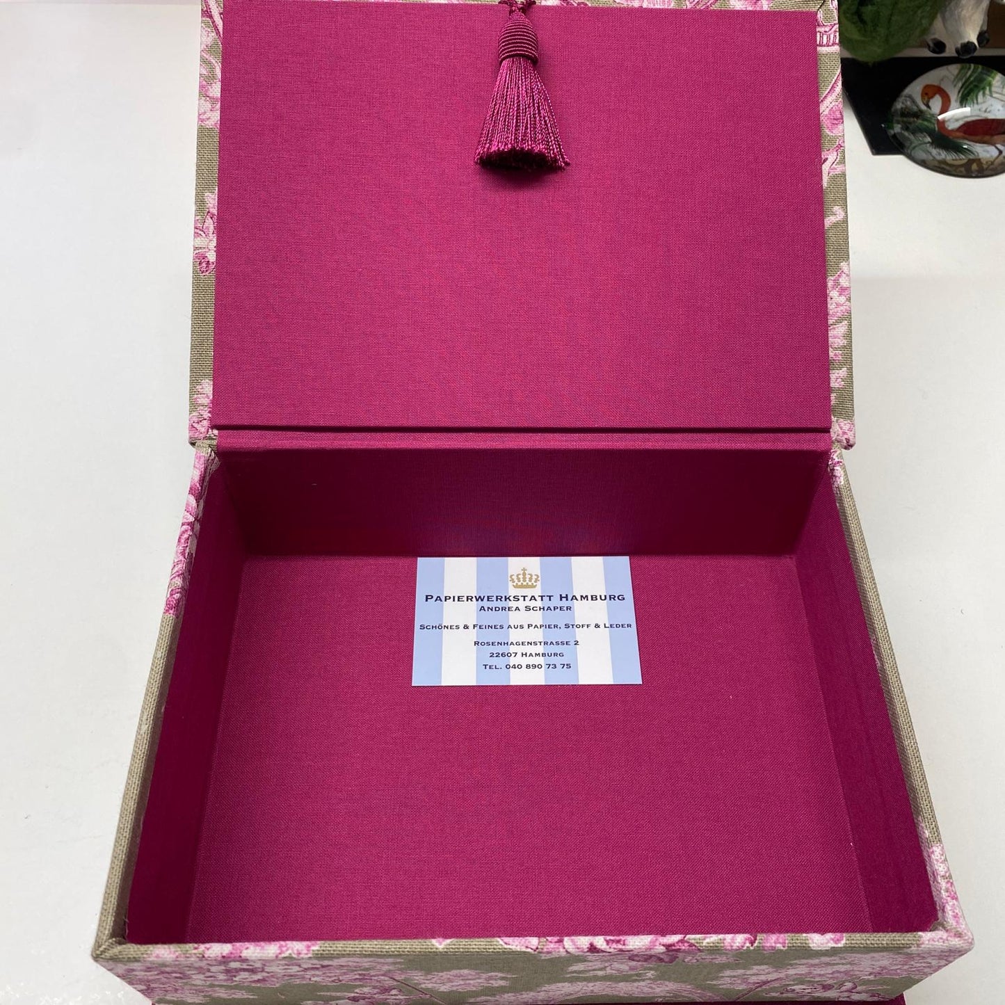 Schatzkiste Din A5 - Mädchen auf der Schaukel