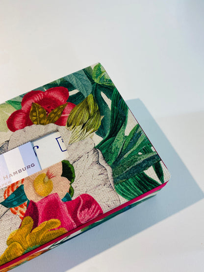 Kleenexbox - Englische Blumen
